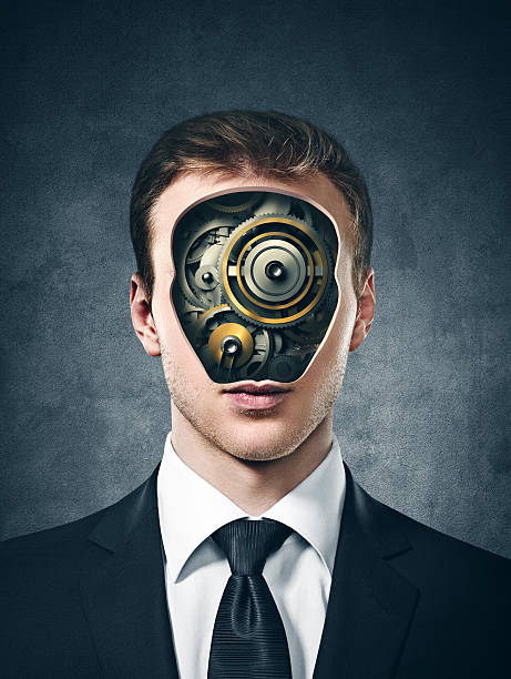 istock business man with gears inside head on the gray background 474350166