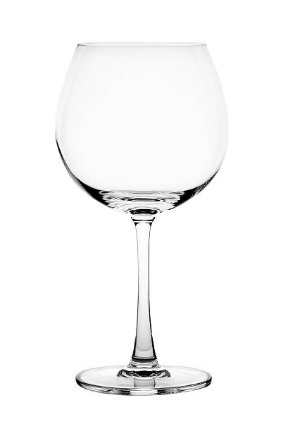 istock Empty wine glass isolated on the white background 474352038