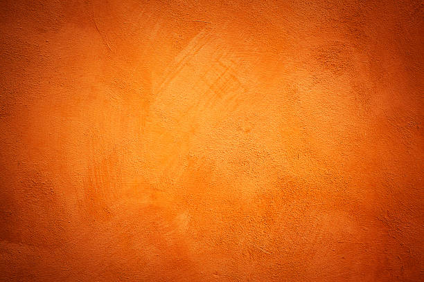 Orange Wall Texture stock photo