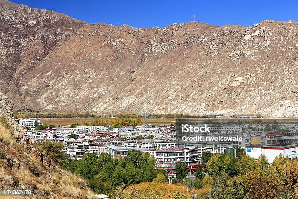 View To The Nwfrom Potala Palace Over Lhasatibet 1404 Stock Photo - Download Image Now