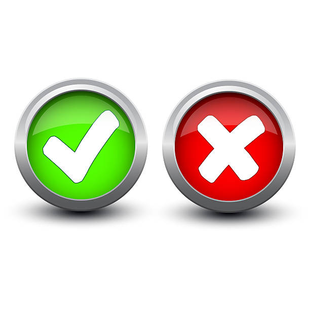 istock buttons tick and cross 474367417