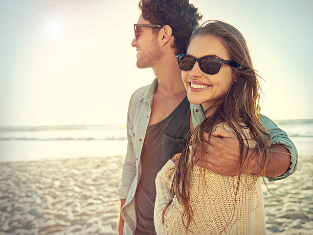 istock Leisurely loving at the beach 474367966