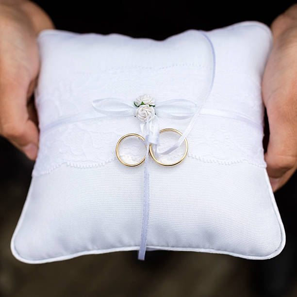 istock Wedding Rings Card Inspirational Background 474369278