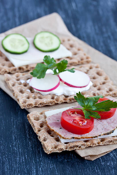 istock crisp bread with cheese and smoked turkey meat 474370148