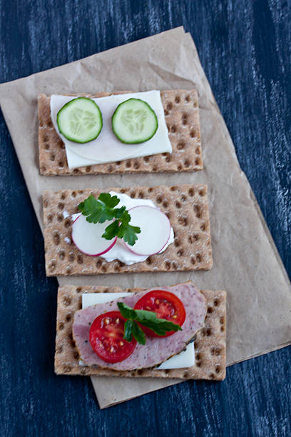 istock crisp bread with cheese and smoked turkey meat 474370158