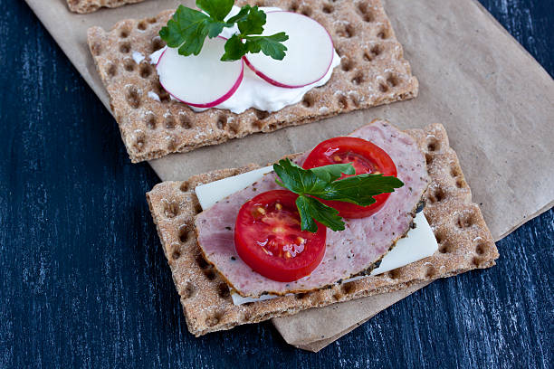 istock crisp bread with cheese and smoked turkey meat 474370626