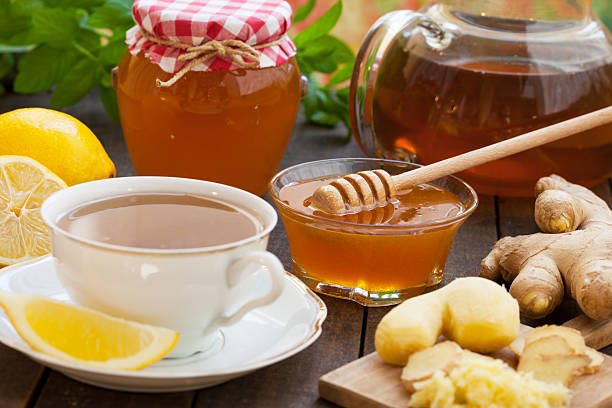 istock Cup of ginger and mint  tea 474370924