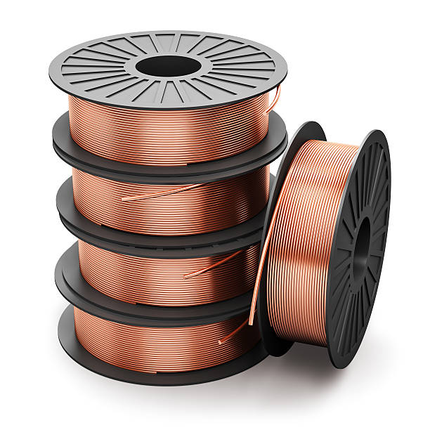 istock Coils of copper wires 474374592