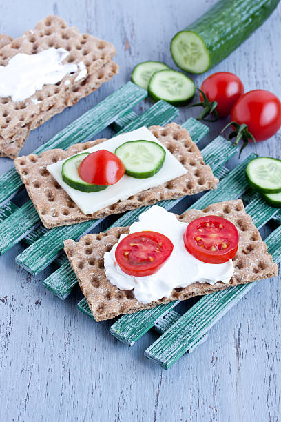 istock crisp bread with cheese and smoked turkey meat 474377246