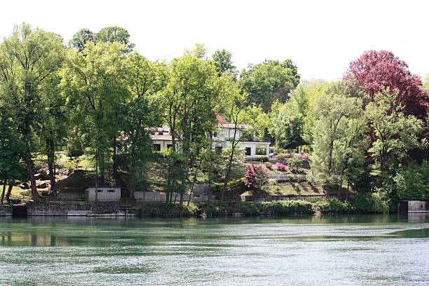 istock Sesto Calende panoramic view to River Ticino 474377812