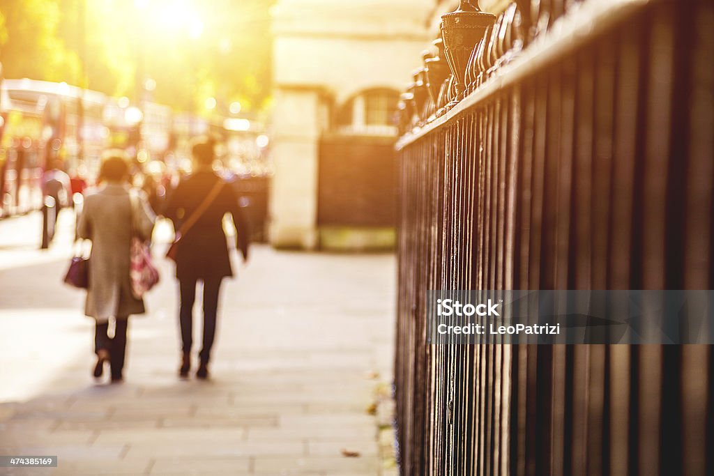 People in London streets People in London streets, defocused. London - England Stock Photo