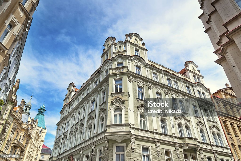 Häuser in der Altstadt von Prag, Tschechische Republik - Lizenzfrei Art Deco Stock-Foto