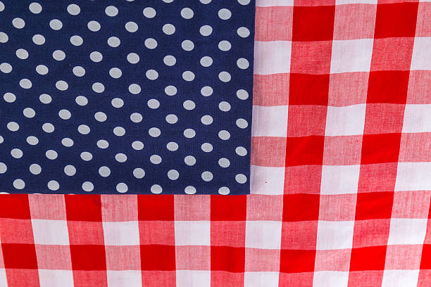 cuatro de julio de vacaciones - napkin american flag holiday fourth of july fotografías e imágenes de stock