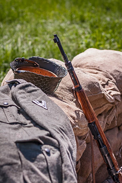 istock WW II German soldier equipment 474395198