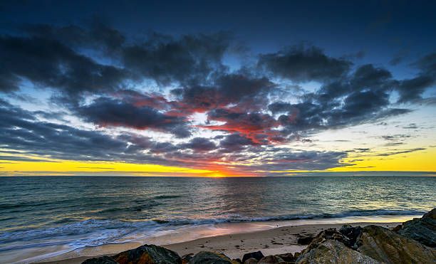 istock Sunset above sea. Long exposure effect 474395874