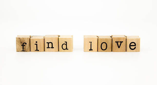 istock Find love wording, feeling and emotion concept 474398673