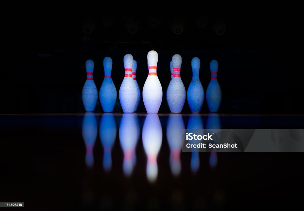 Bowling Pins - Foto stock royalty-free di 2015