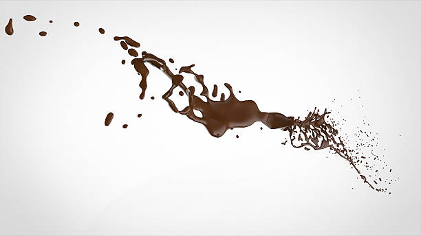 chocolate splash stock photo