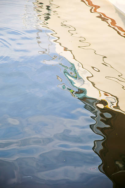 istock Reflections in the Water from a Boat 474402830
