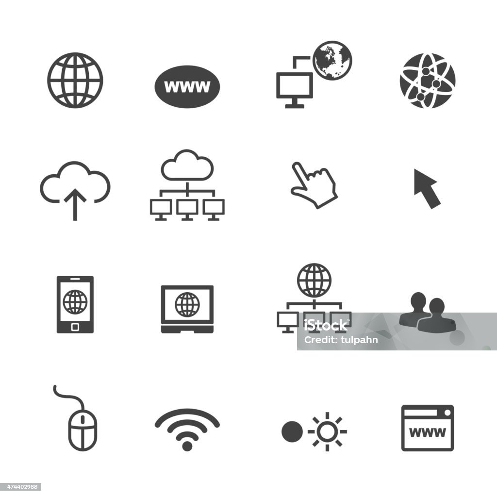 online icons online icons, mono vector symbols Globe - Navigational Equipment stock vector