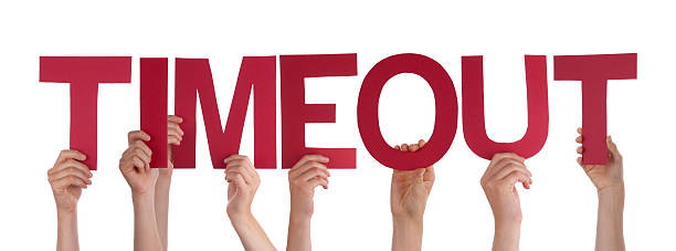 istock People Hands Holding Red Straight Word Timeout 474403474
