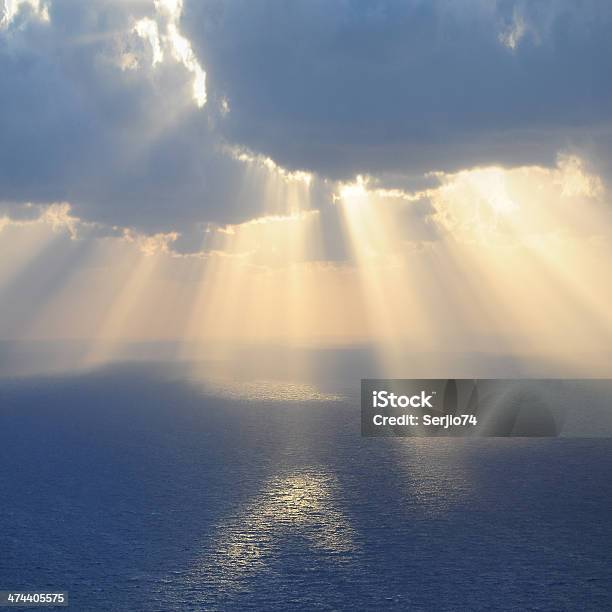 Clouds And Rays Of Sun Stock Photo - Download Image Now - Cloud - Sky, Cloudscape, Sunbeam