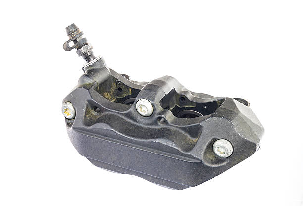 istock New red motorcycle suspension 474407004
