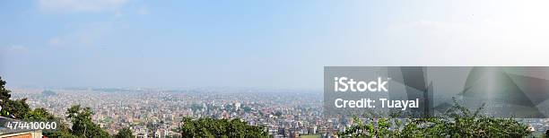 Panorama Cityscape Of Kathmandu Nepal Stock Photo - Download Image Now - 2015, Aerial View, Agricultural Field