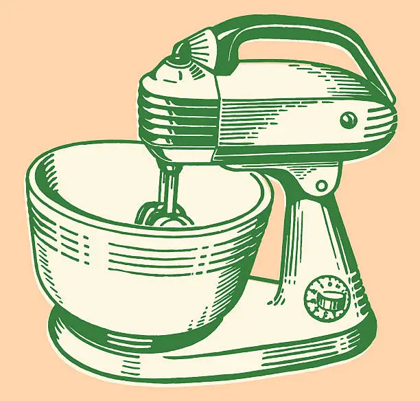 Vector illustration of Stand Mixer