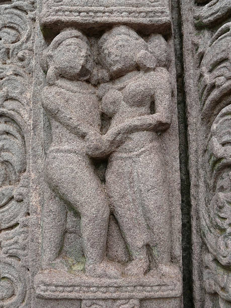istock Ruined sculpture at Temple Forty five, 45 474417219