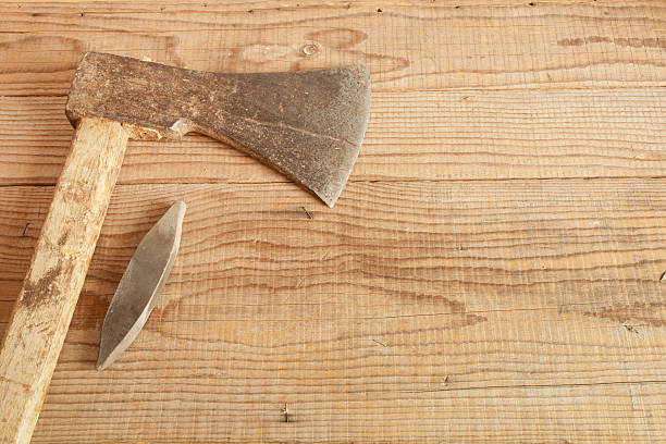 istock dated and used cleaver on wooden background 474419738