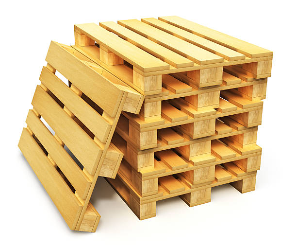 istock Stack of wooden shipping pallets 474421901