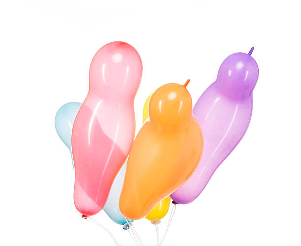 istock Colorful Balloons on White Background. Celebration concept 474422176