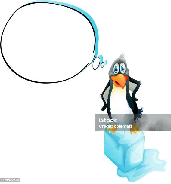 Ilustración de Pingüino Por Encima De Un Icecube y más Vectores Libres de Derechos de Ala de animal - Ala de animal, Animal, Animales salvajes