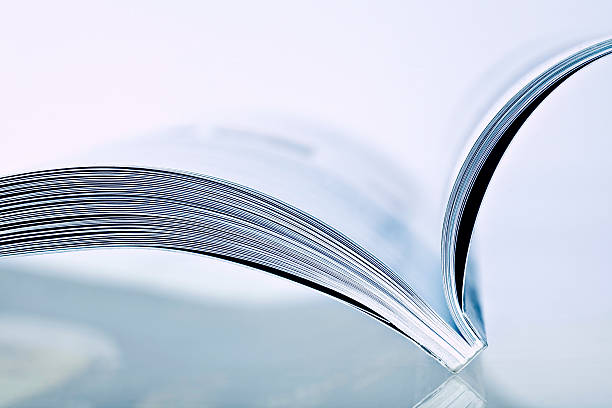 istock Abstract shot of open Magazin 474426997