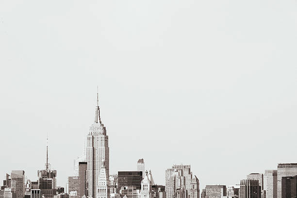 istock Classic NYC Manhattan City Skyline View with Empire State Building 474427800