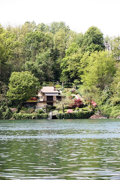 istock Sesto Calende panoramic view to River Ticino 474432594