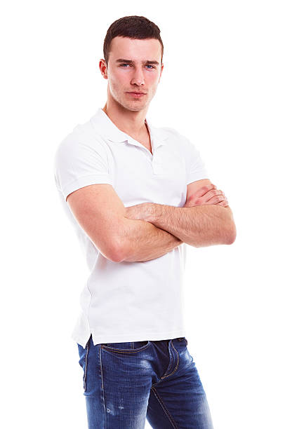 istock Young man with crossed hands 474435410