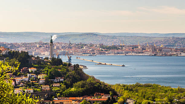 istock Old lighthouse in the bay of Trieste 474436298