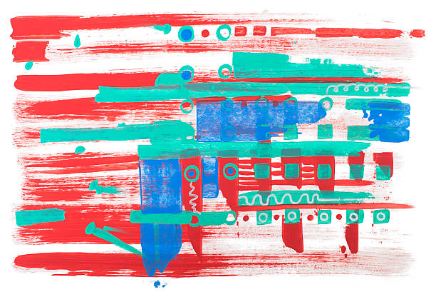 istock abstract art background hand drawn rough brush stroke painting 474437098