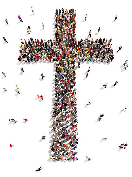 pessoas encontrar cristianismo, de religião e fé. - cross church white heaven imagens e fotografias de stock