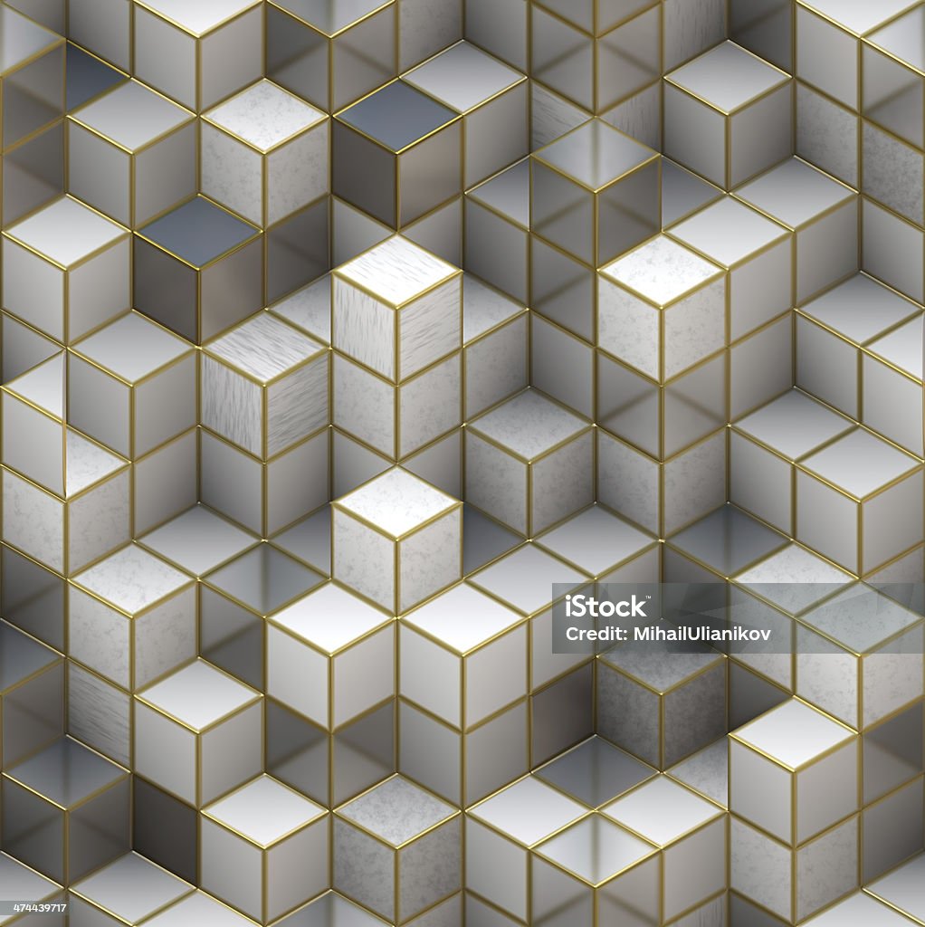 building structure from cubes. Abstract architecture backgrounds Abstract Stock Photo