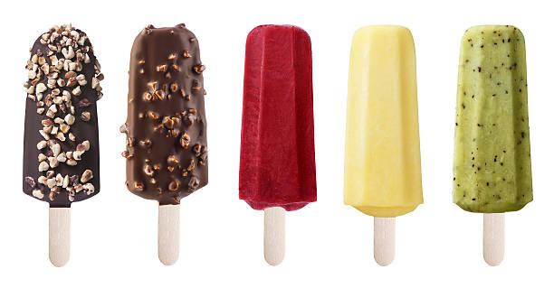 istock Set of ice cream on white background 474440029