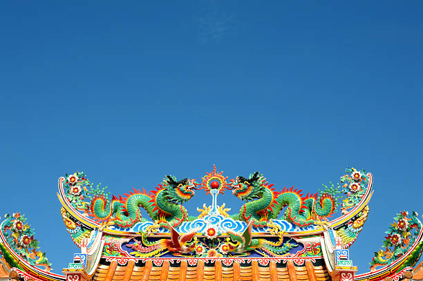 istock green dragon on the roof 474440827
