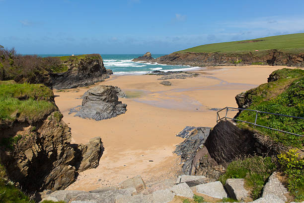 istock Trevone bay near Padstow North Cornwall UK sunny spring day 474443496