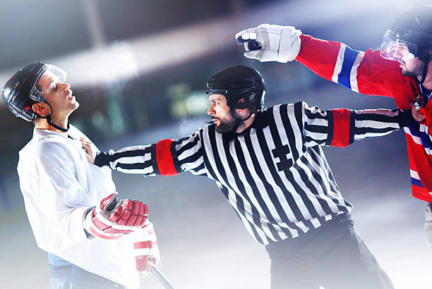 istock Ice hockey fight. 474447662