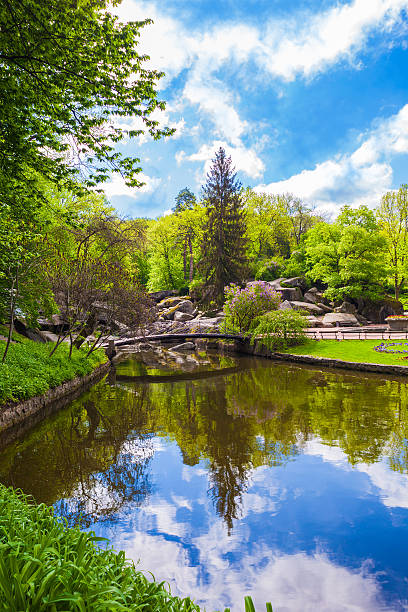 istock scenery lake with a reflection of the sky 474447802