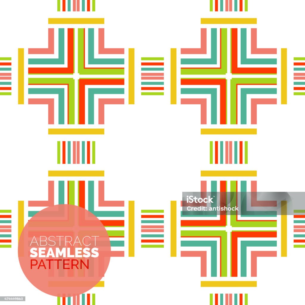 Vector colorful seamless geometric pattern. Modern stylish abstract texture Vector colorful seamless geometric pattern. Modern stylish abstract texture. Background design 2015 stock vector
