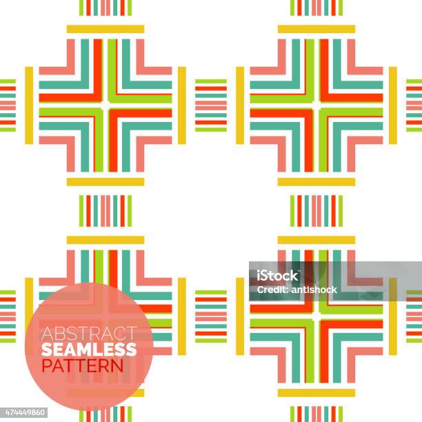 Vector Colorful Seamless Geometric Pattern Modern Stylish Abstract Texture Stock Illustration - Download Image Now