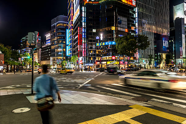 istock Ginza by night, Tokyo 474450300